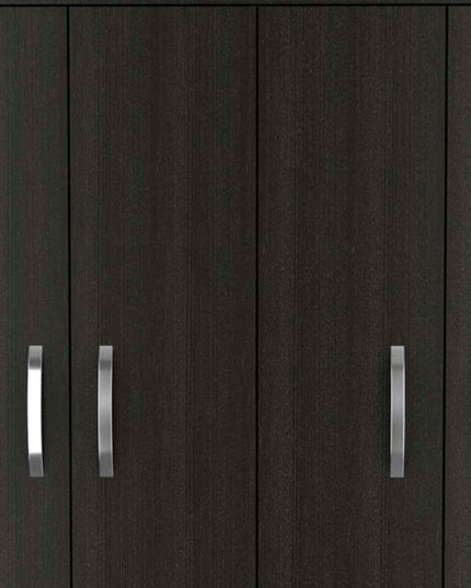 47" Black Three Drawer Combo Dresser