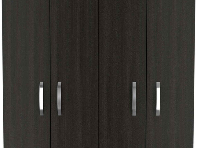 47" Black Three Drawer Combo Dresser