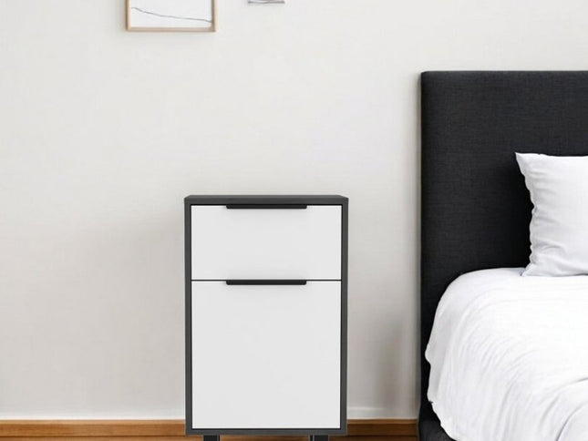 28" Wood One Drawer Nightstand