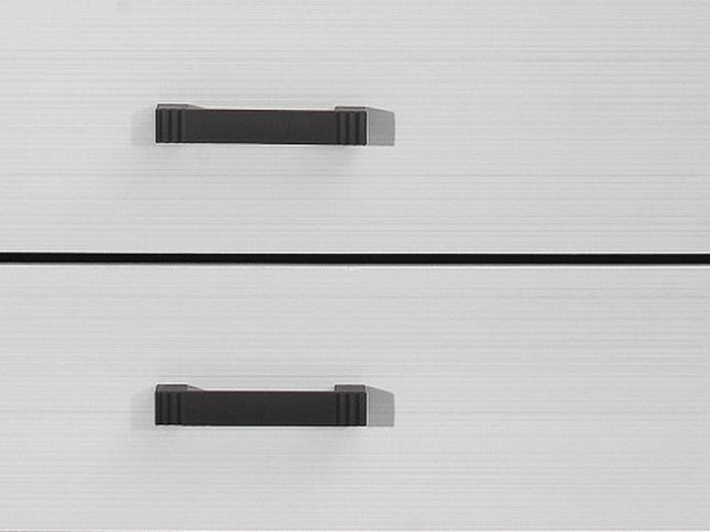 31" White Wood Five Drawer Standard Chest