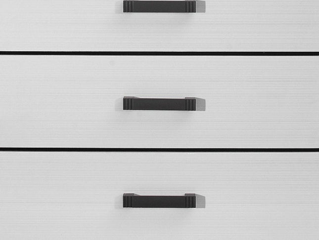 31" White Wood Five Drawer Standard Chest