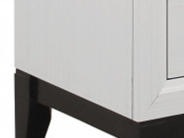 31" White Wood Five Drawer Standard Chest