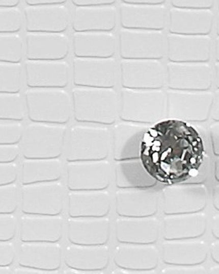 31" Metallic White Solid Wood Five Drawer Chest