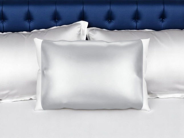 Silver Silk Open Ended Pillowcase