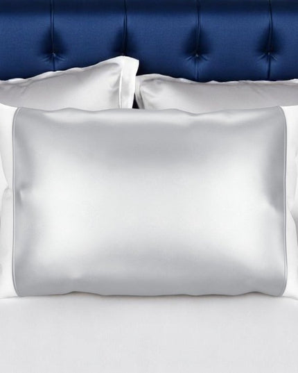 Silver Silk Open Ended Pillowcase