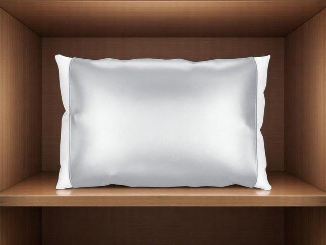 Silver Silk Open Ended Pillowcase