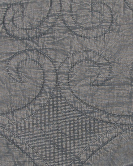 Gray Damask King Quilt
