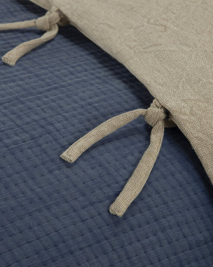 Indigo Checkered King Quilt