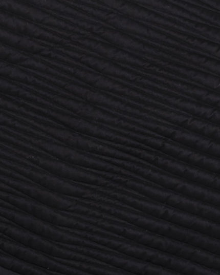 Black Geometric Queen Quilt