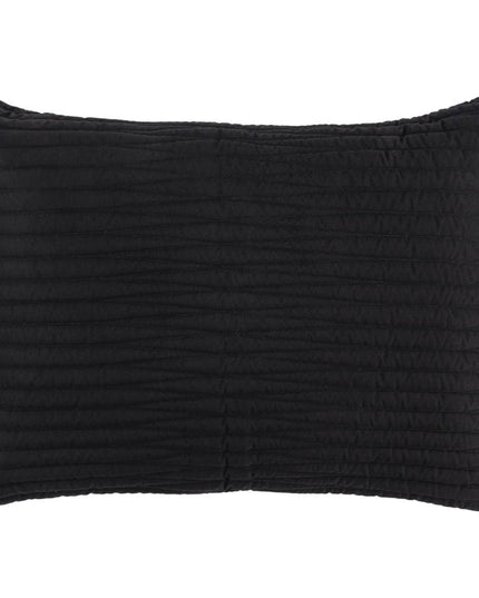 Black Geometric Queen Quilt