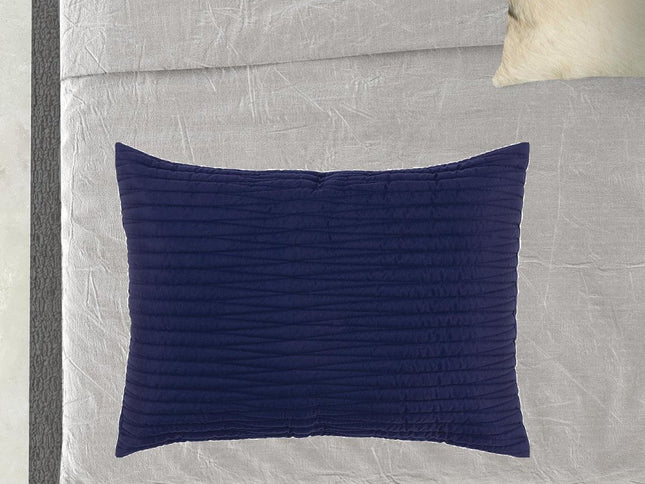 Indigo Geometric King Quilt