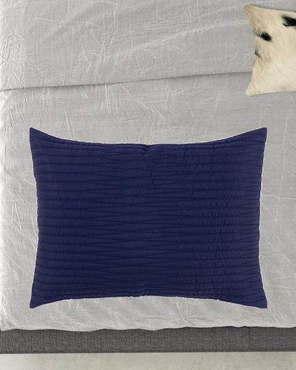 Indigo Geometric Queen Quilt