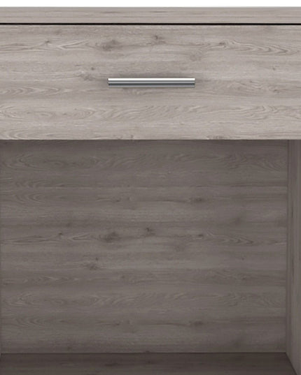 22" Light Gray Wood One Drawer Nightstand