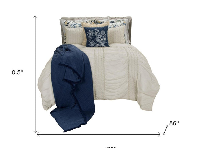 Ivory Geometric Quilt