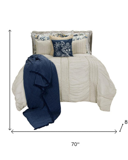 Ivory Geometric Quilt