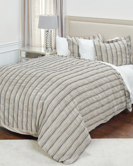 Natural King Linen 300 Thread Count Dry Clean Only Duvet Cover