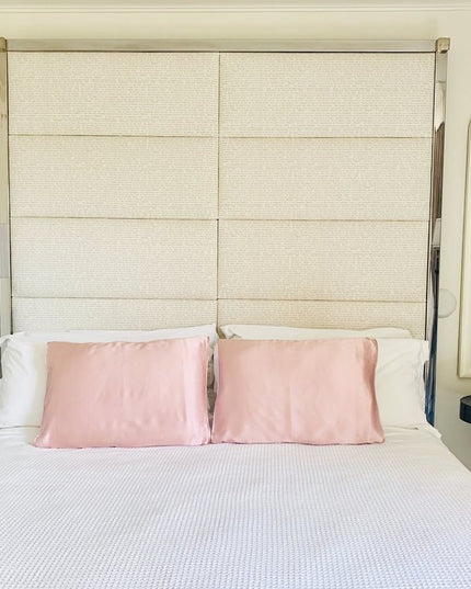 Dusty Rose Silk Open Ended Pillowcase