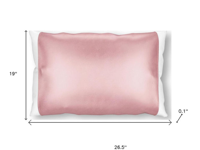Dusty Rose Silk Open Ended Pillowcase