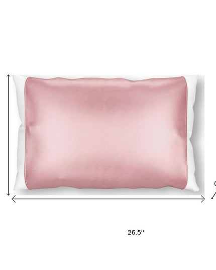 Dusty Rose Silk Open Ended Pillowcase