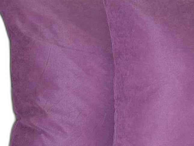 Set of Two 22" Purple Fabric Throw Pillow Covers