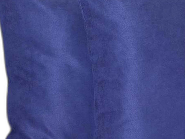 Set Of Two 22" X 22" Navy Blue Polyester Zippered Pillow Cover