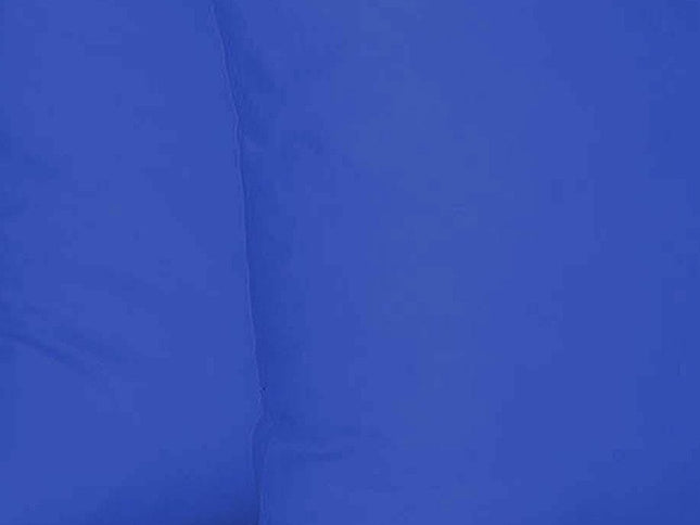 Set Of Two 22" X 22" Sapphire Blue Polyester Zippered Pillow Cover