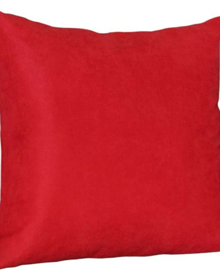 Set of Two 22" Red Throw Pillow Covers