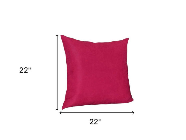 Set of Two 22" Pink Throw Pillow Covers