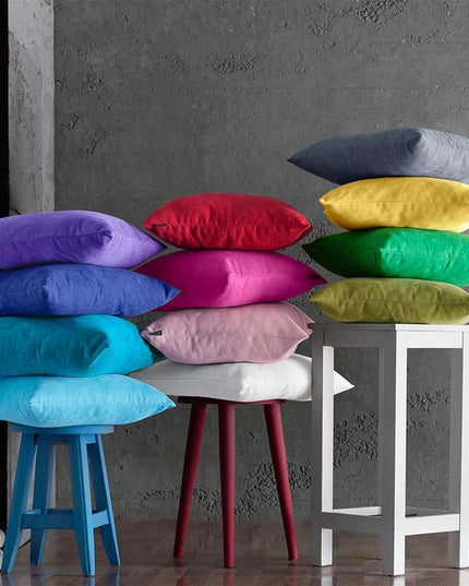 Set of Two 22" Pink Throw Pillow Covers