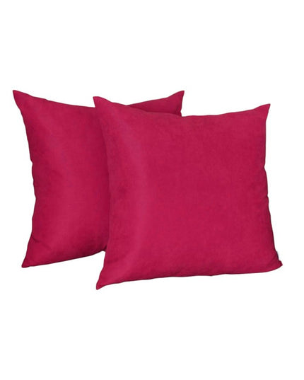 Set of Two 22" Pink Throw Pillow Covers