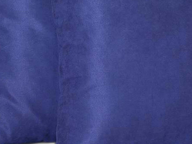 Set Of Two 26" X 26" Navy Blue Polyester Zippered Pillow Cover