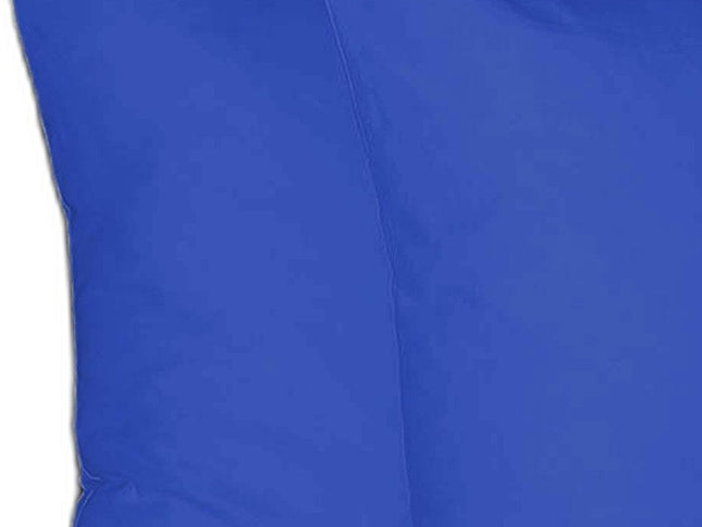 Set Of Two 26" X 26" Sapphire Blue Polyester Zippered Pillow Cover