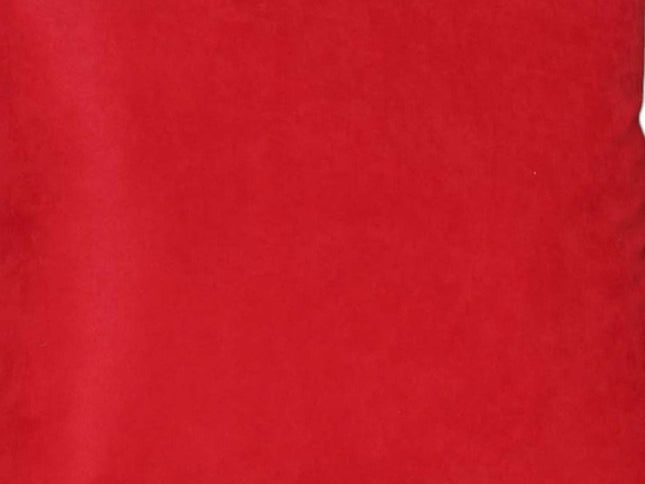 Set of Two 26" Red Euro Throw Pillow Covers