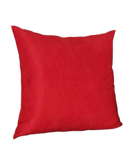 Set of Two 26" Red Euro Throw Pillow Covers