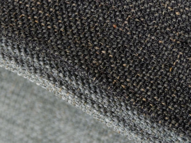 87" Dark Gray Polyester Blend Sofa With Silver Legs