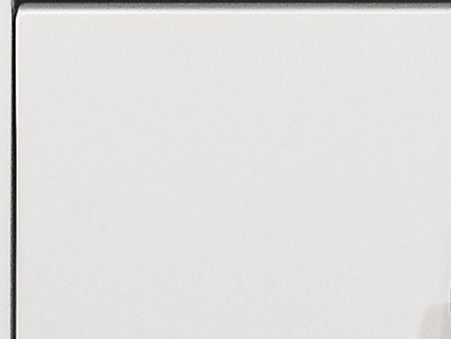 24" White Wood Lighted Two Drawer Nightstand