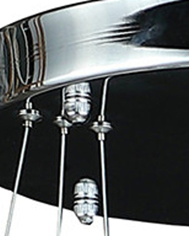 Silver Metal and Crystals LED Dimmable Chandelier