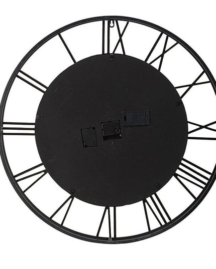 28" Circle Copper Metal and Glass Analog Exposed Gear Wall Clock