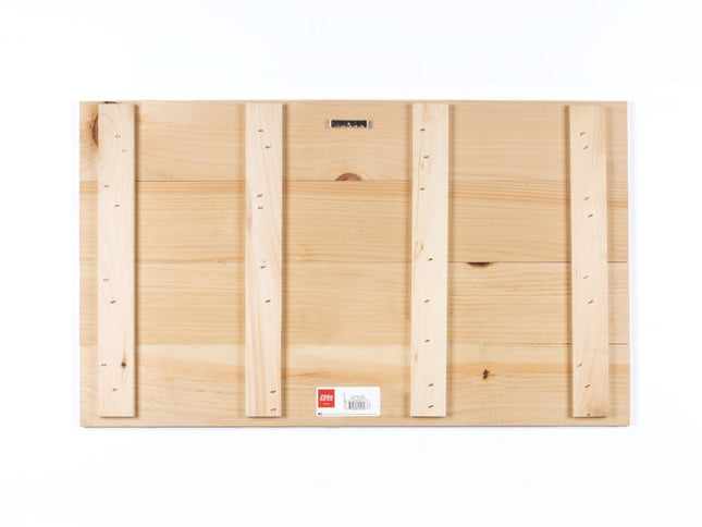 14" X 24" Brown Lord How Majestic Religious Wood Plank Wall Decor