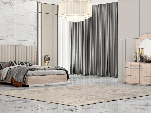 64" Beige Six Drawer Double Dresser