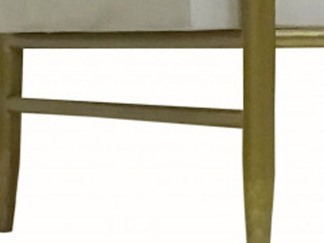 28" White Solid Wood Two Drawer Nightstand