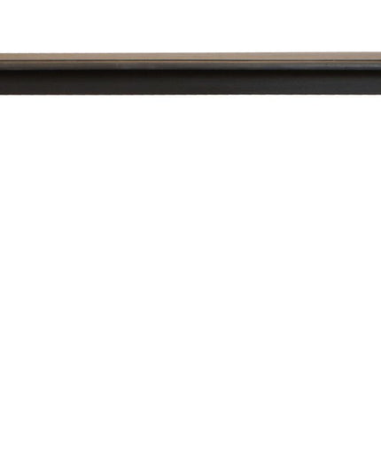 54" Black Solid Wood Distressed Console Table