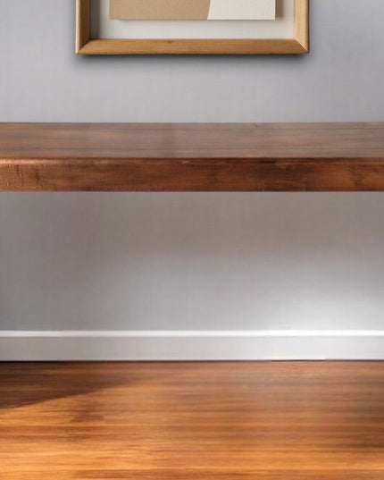 60" Copper Aluminum Sled Console Table