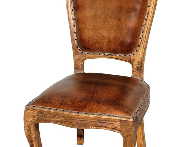 Five Piece Natural Round Solid Wood Dining Set with Four Chairs