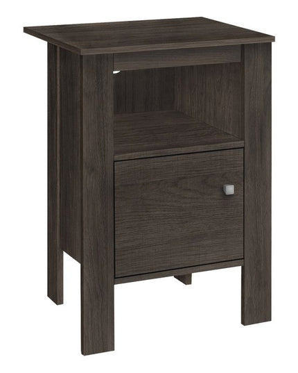 24" Brown Wood Nightstand