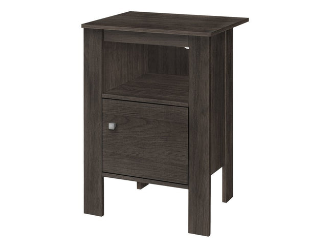 24" Brown Wood Nightstand