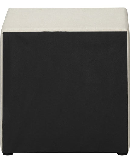 21" Beige Wood Two Drawer Nightstand