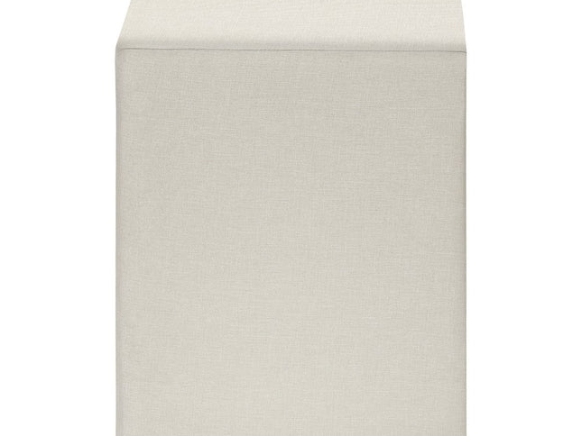 21" Beige Wood Two Drawer Nightstand