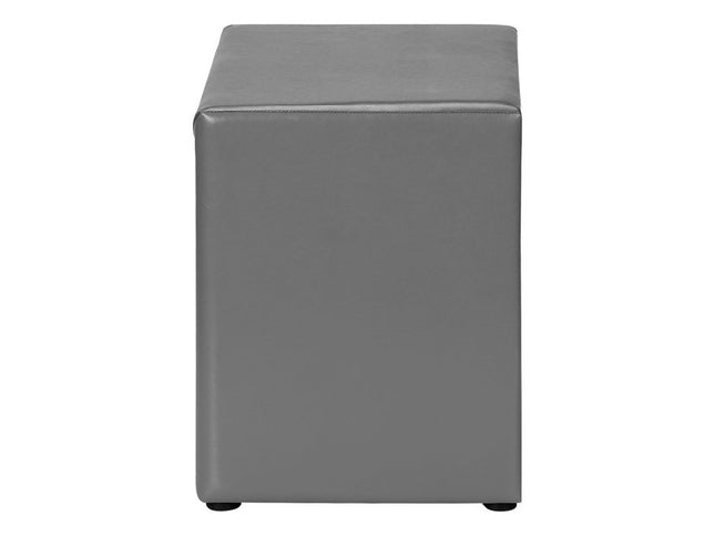 21" Gray Wood Two Drawer Nightstand