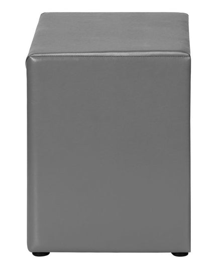 21" Gray Wood Two Drawer Nightstand